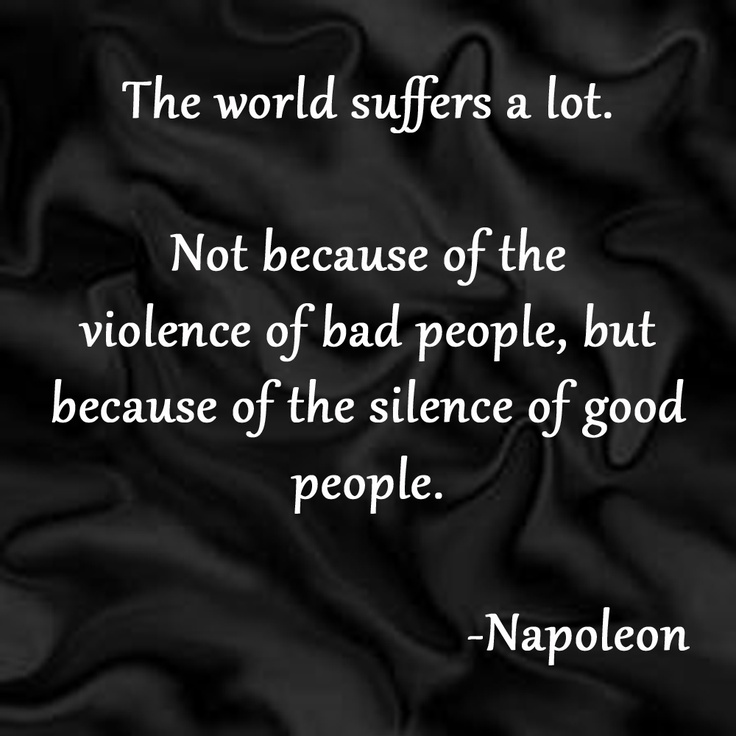 Silence isn’t Golden